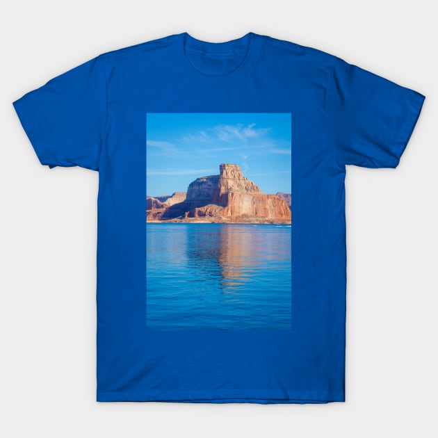 Formations and Reflections - Lake Powell T-Shirt by Debra Martz